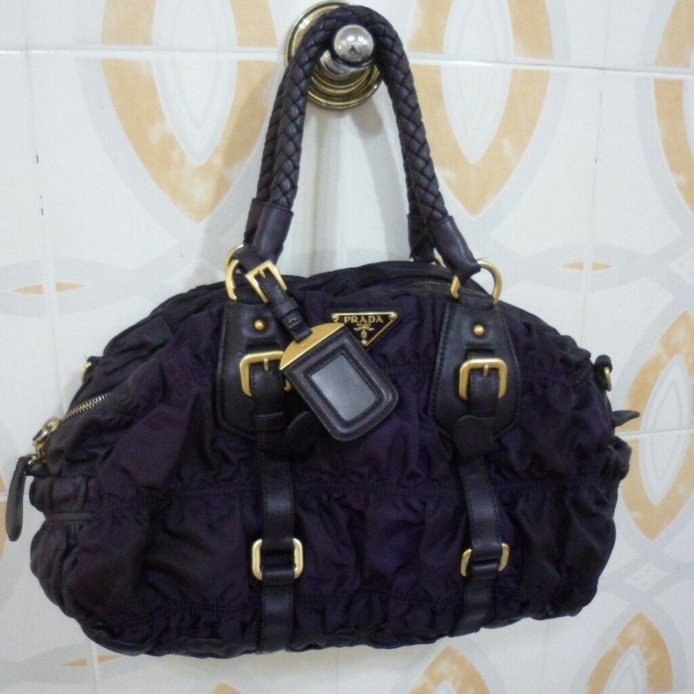 Prada Vintage Tessuto Gaufre Bag